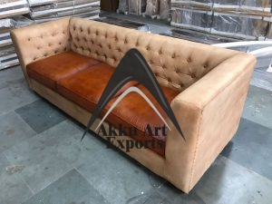 genuine leather sofa